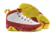 hommes air jordan 9 chaussures 2013 new style blanc jaune